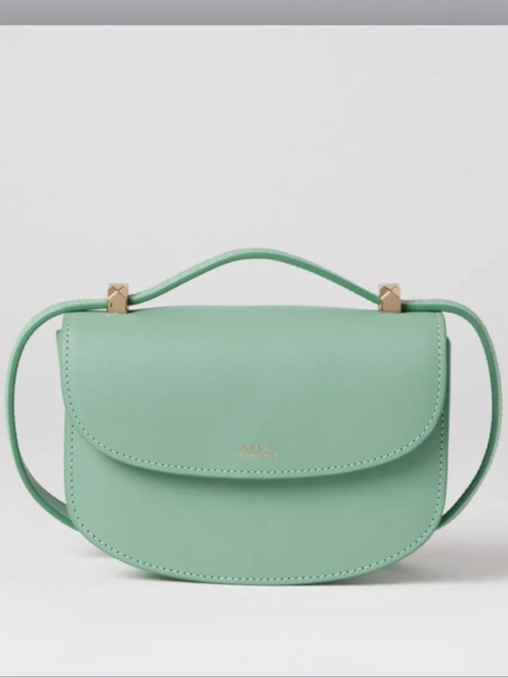A.P.C. Sac Geneve Mini Bag, Jade